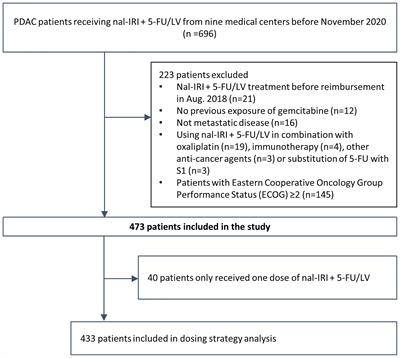 Dosing Pattern and Early Cumulative Dose of Liposomal Irinotecan in Metastatic Pancreatic Cancer: A Real-World Multicenter Study